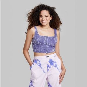 • wild fable corset top •